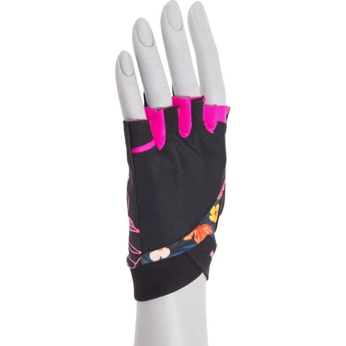 Перчатки для фитнеса MadMax MFG-770 Flower Power Gloves Black/Pink XS (MFG-770_XS) изображение 3