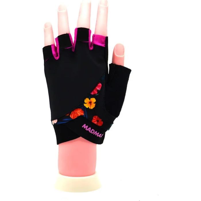 Перчатки для фитнеса MadMax MFG-770 Flower Power Gloves Black/Pink XS (MFG-770_XS) изображение 4
