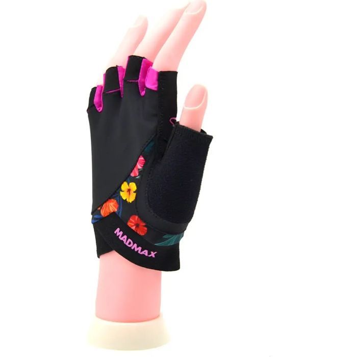 Перчатки для фитнеса MadMax MFG-770 Flower Power Gloves Black/Pink XS (MFG-770_XS) изображение 5