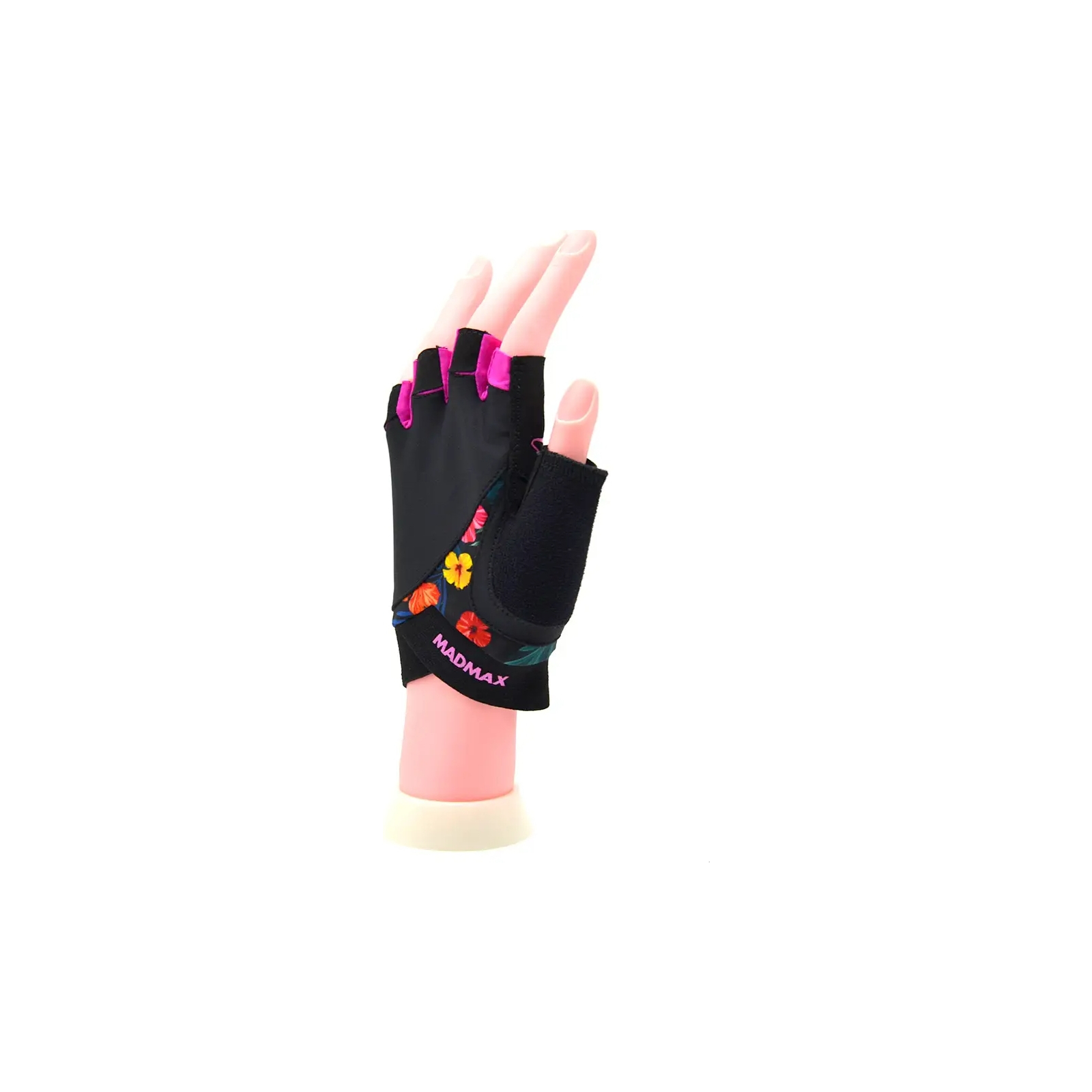 Рукавички для фітнесу MadMax MFG-770 Flower Power Gloves Black/Pink S (MFG-770_S) зображення 5