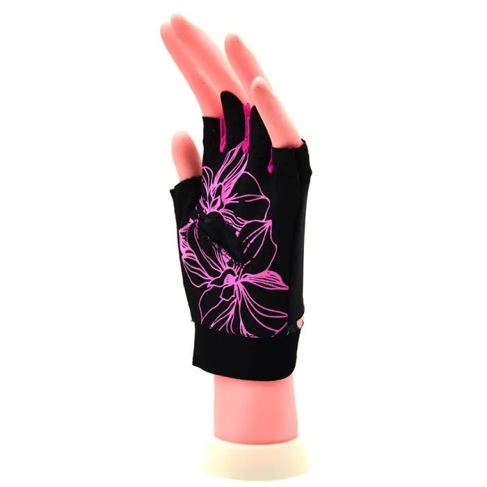 Перчатки для фитнеса MadMax MFG-770 Flower Power Gloves Black/Pink XS (MFG-770_XS) изображение 8