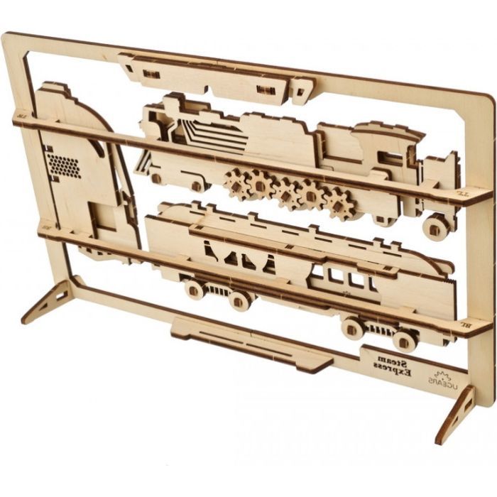 Конструктор Ugears Паротяг 2.5D (6337513) зображення 3