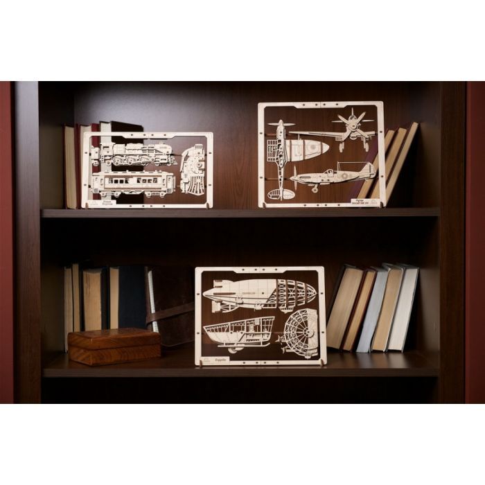 Конструктор Ugears Паротяг 2.5D (6337513) зображення 5