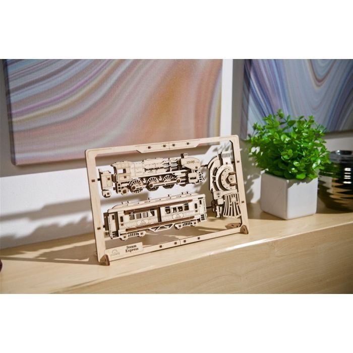 Конструктор Ugears Паротяг 2.5D (6337513) зображення 7