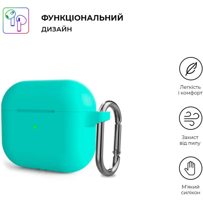 Чохол для навушників Armorstandart Hang Case для Apple AirPods 3 Yellow (ARM60325) зображення 2