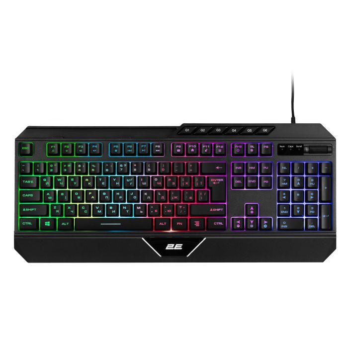 Клавиатура 2E Gaming KG315 RGB USB UA Yellow (2E-KG315UYW)