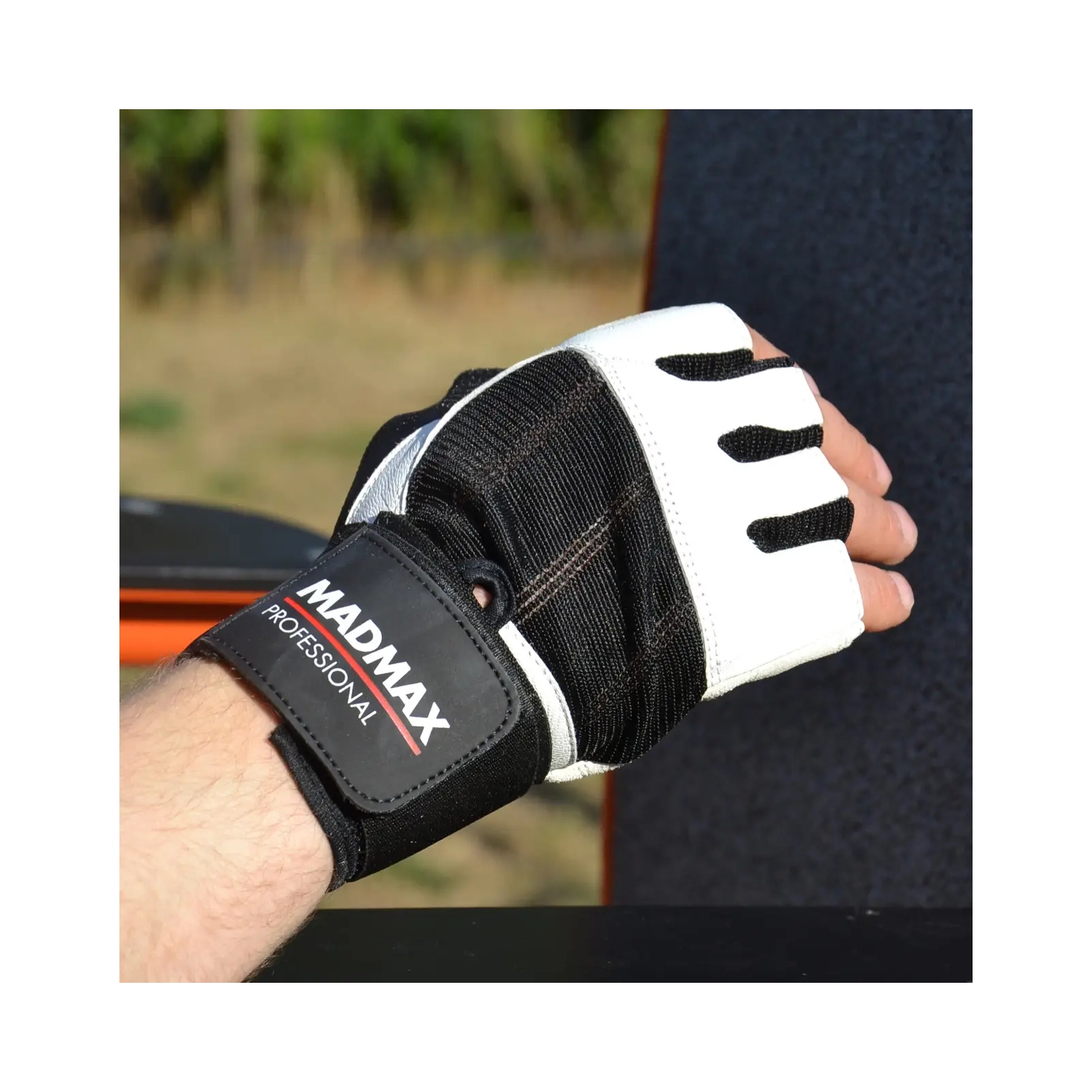 Перчатки для фитнеса MadMax MFG-269 Professional White XXL (MFG-269-White_XXL) изображение 2