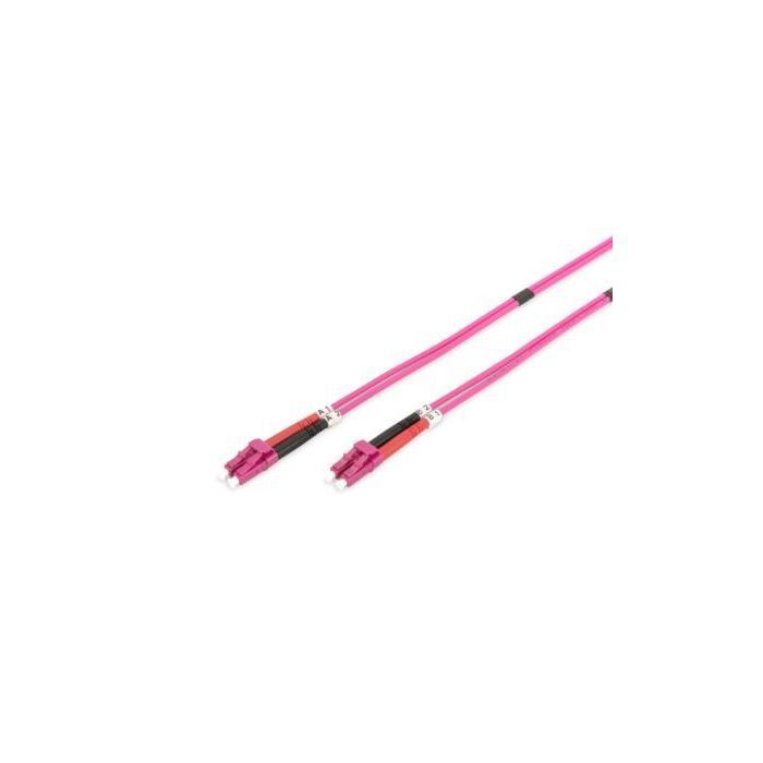 Оптический патчкорд Digitus LC/UPC-LC/UPC, 50/125, MM, OM4, duplex, 1м (DK-2533-01-4)