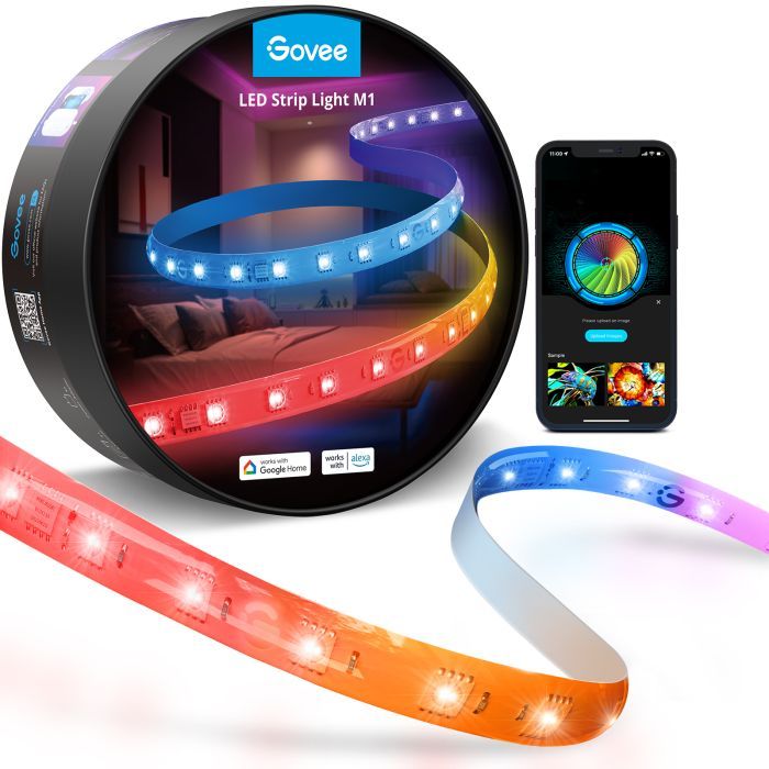 Светодиодная лента Govee LED Strip Lights 5м Білий (H61E13D1) изображение 2