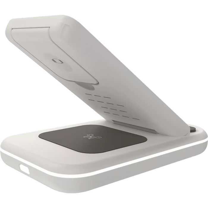 Зарядний пристрій Canyon WS-304 Foldable 3in1 Wireless charger Iced Pink (CNS-WCS304IP) зображення 4