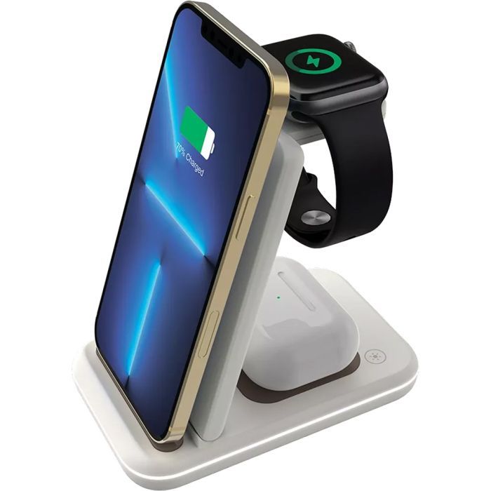 Зарядний пристрій Canyon WS-304 Foldable 3in1 Wireless charger Iced Pink (CNS-WCS304IP) зображення 8