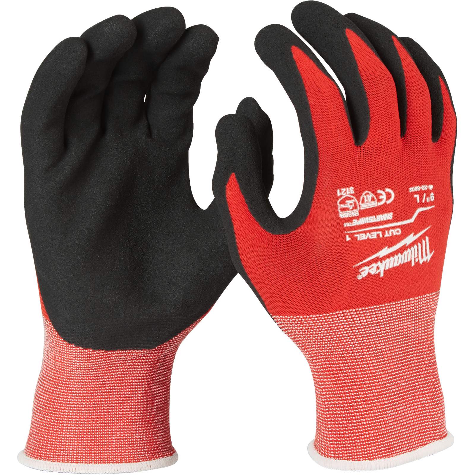 Захисні рукавиці Milwaukee з опором порізам 1 рівня, 9/L (4932471417)