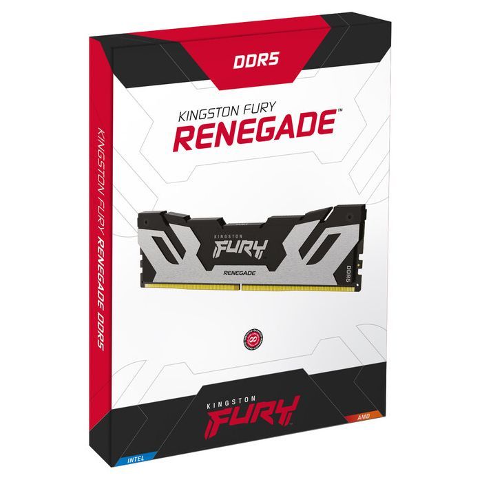 Модуль памяти для компьютера DDR5 48GB (2x24GB) 7200 MHz Renegade Silver XMP Kingston Fury (ex.HyperX) (KF572C38RSK2-48) изображение 5