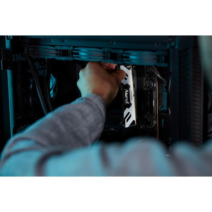 Модуль памяти для компьютера DDR5 48GB (2x24GB) 7200 MHz Renegade Silver XMP Kingston Fury (ex.HyperX) (KF572C38RSK2-48) изображение 7