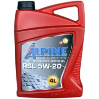 Моторное масло Alpine 5W-20 RSL 4л (0155-4)