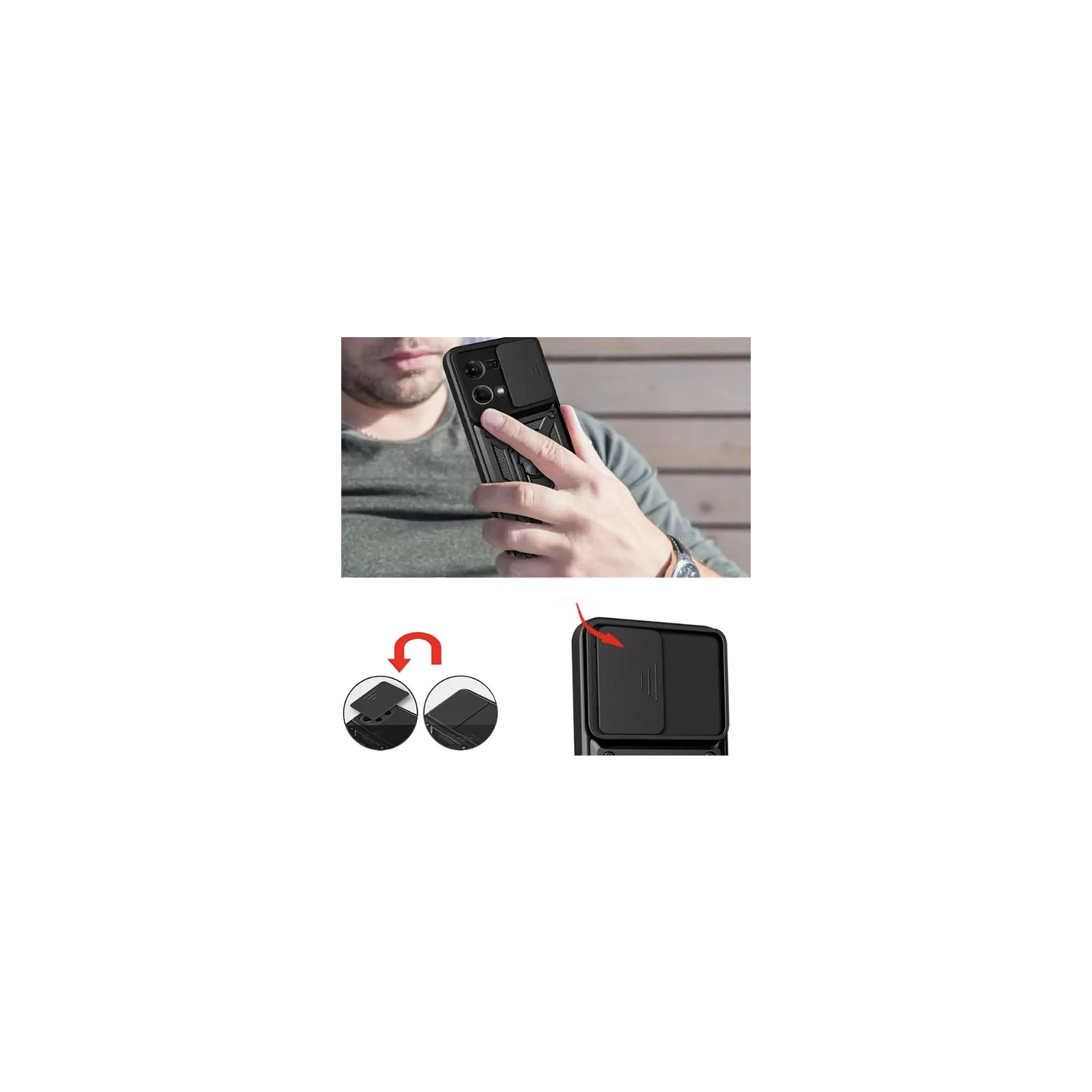 Чехол для мобильного телефона BeCover Military Infinix Smart 7 (X6515) / 7 HD (X6516) Black (710138) изображение 5