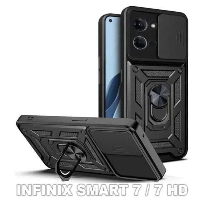 Чохол до мобільного телефона BeCover Military Infinix Smart 7 (X6515) / 7 HD (X6516) Black (710138) зображення 6