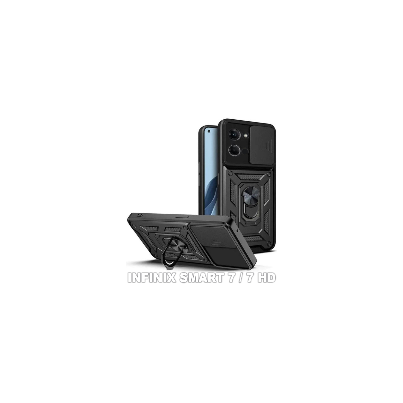 Чехол для мобильного телефона BeCover Military Infinix Smart 7 (X6515) / 7 HD (X6516) Black (710138) изображение 6