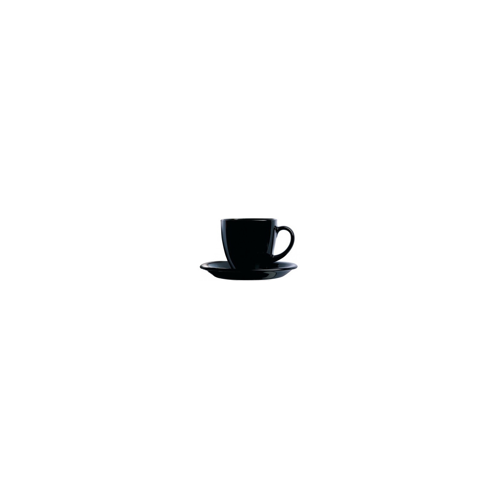 Сервіз для чаю та кави Luminarc Carine Чорний 12 предметів (P4672)