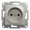 Розетка Schneider Electric ASFORA без заземления бронза (EPH3000169)
