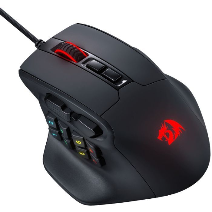 Мышка Redragon Aatrox MMO USB Black (71276) изображение 4