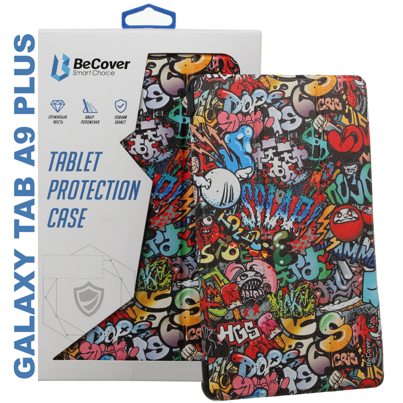 Чехол для планшета BeCover Smart Case Samsung Tab A9 Plus SM-X210/SM-X215/SM-X216 11.0" Good Night (710308)