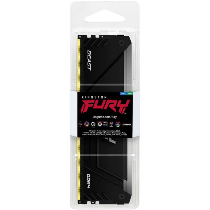 Модуль памяти для компьютера DDR4 8GB 3600 MHz Beast RGB Kingston Fury (ex.HyperX) (KF436C17BB2A/8) изображение 5