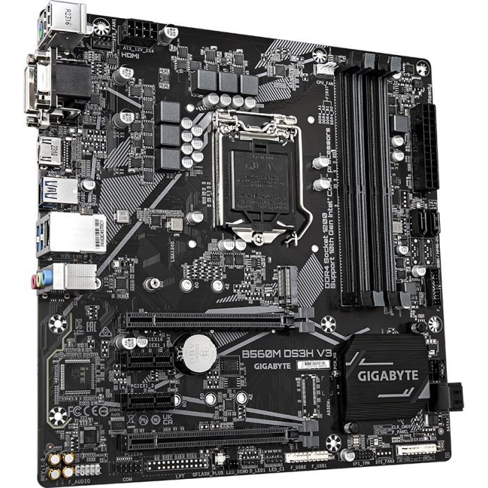 Материнская плата GIGABYTE B560M DS3H V3 изображение 2