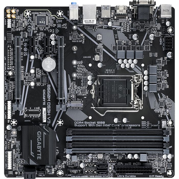 Материнская плата GIGABYTE B560M DS3H V3 изображение 3