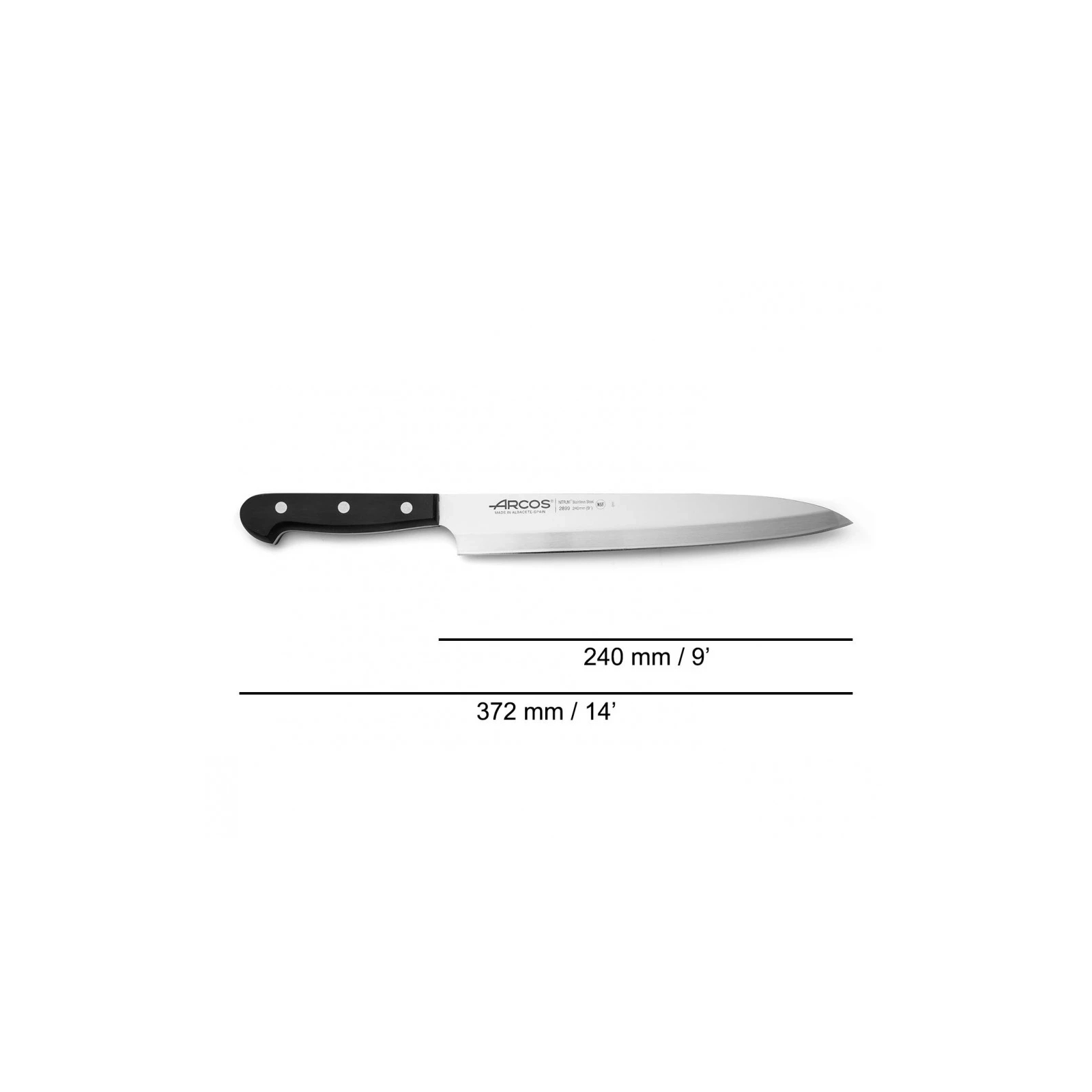 Кухонный нож Arcos Universal Yanagiba 240 мм (289904) изображение 2