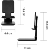 Подставка для планшета и телефона RM-C300 Black ХОКО (XK-RM-C300BK) изображение 5