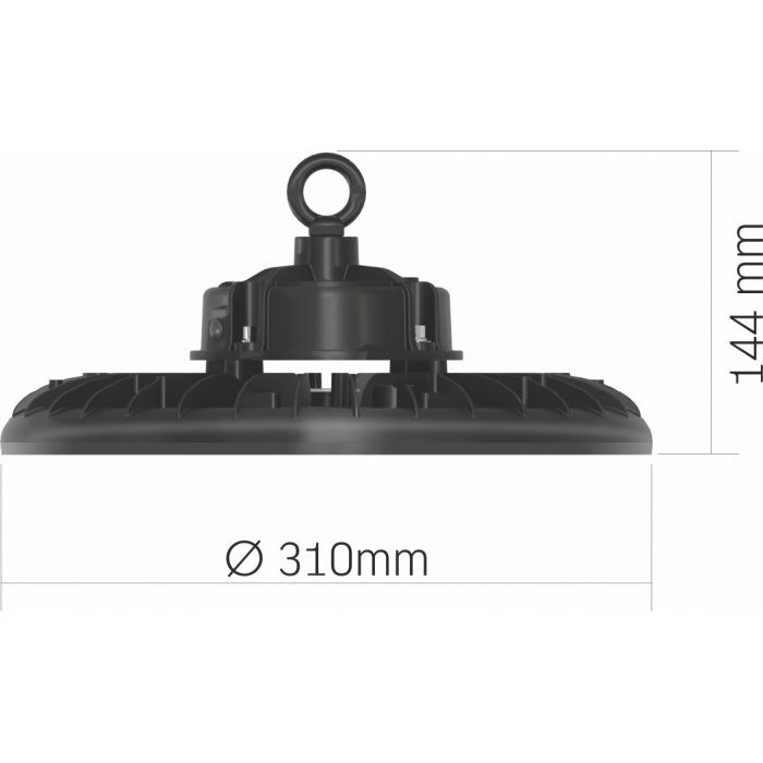 Светильник Videx 150W 5000K 27000Lm (VL-HB01-1505B) изображение 3