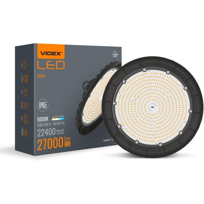 Светильник Videx 150W 5000K 27000Lm (VL-HB01-1505B) изображение 4