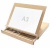 Мольберт Rosa планшет настільний А3+, 50х8,5х38см, з шухлядою, ХДФ (4823098532132) зображення 4