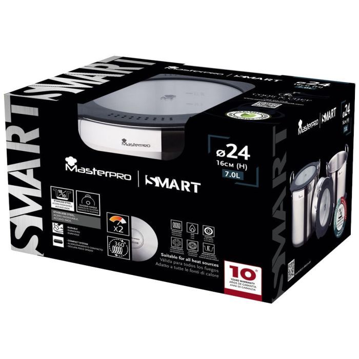 Каструля MasterPro Smart з кришкою 7.21 л (BGEU-3779) зображення 4