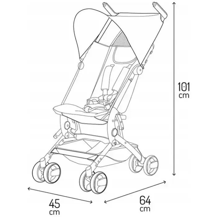 Коляска MoMi Grace Black (WOSP00033) изображение 12