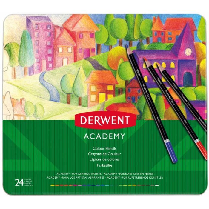 Карандаши цветные Derwent Colouring Academy, 24 цветов (5028252269872)