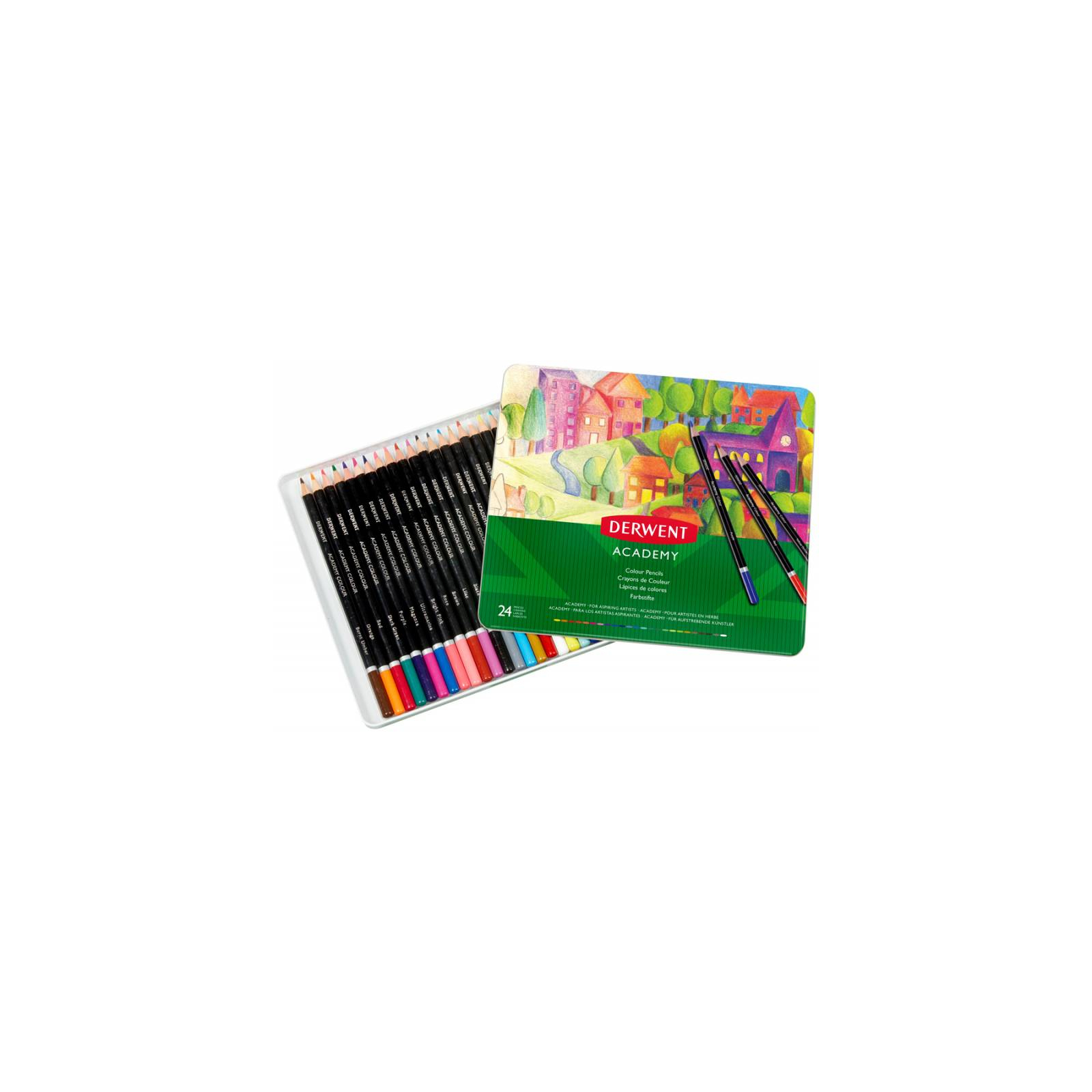 Карандаши цветные Derwent Colouring Academy, 12 цветов (5028252269865) изображение 2