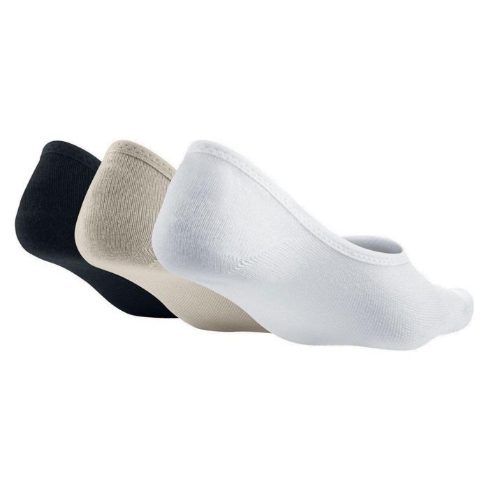 Шкарпетки Nike W NK EVERYDAY LTWT FOOT 3PR SX4863-900 34-38 3 пари Чорний/Білий/Бежевий (823233345874) зображення 2