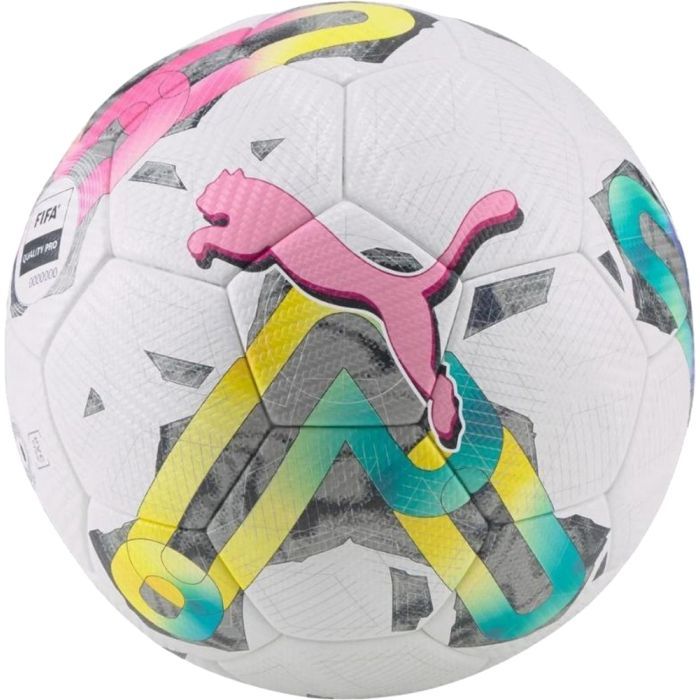 Мяч футбольный Puma Orbita 2 TB (FIFA Quality Pro) Уні 5 Білий / Рожевий / Мультиколор (4065449742979)