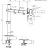Кронштейн Brateck LDT66-C012 зображення 11