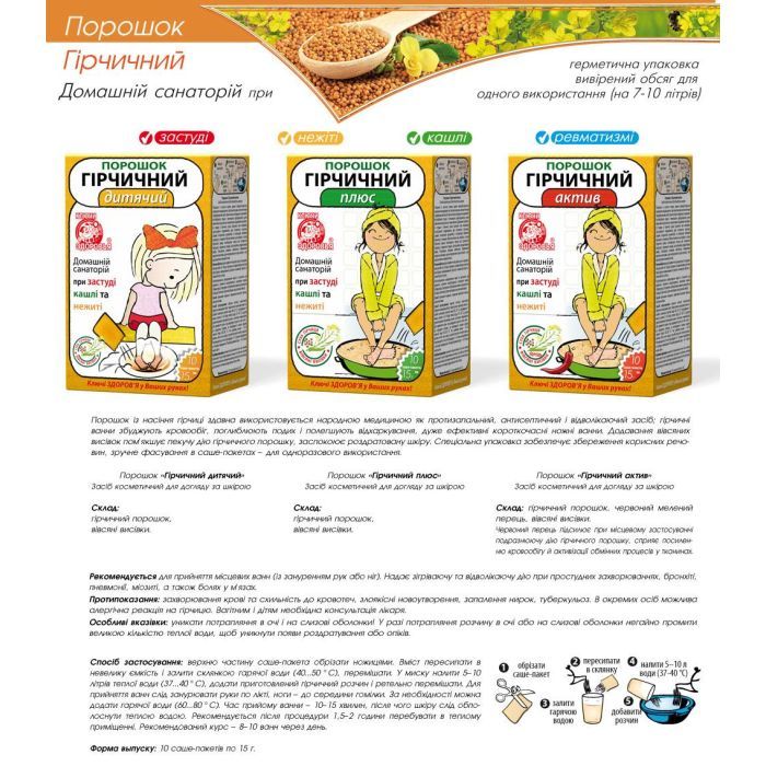 Трави Ключі здоров'я Гірчичний порошок плюс 200г (4820072671900) зображення 2