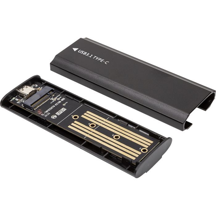 Карман внешний PowerPlant SSD Premium M.2 PCIe NGFF/NVMe USB3.1 (HC380459) изображение 2