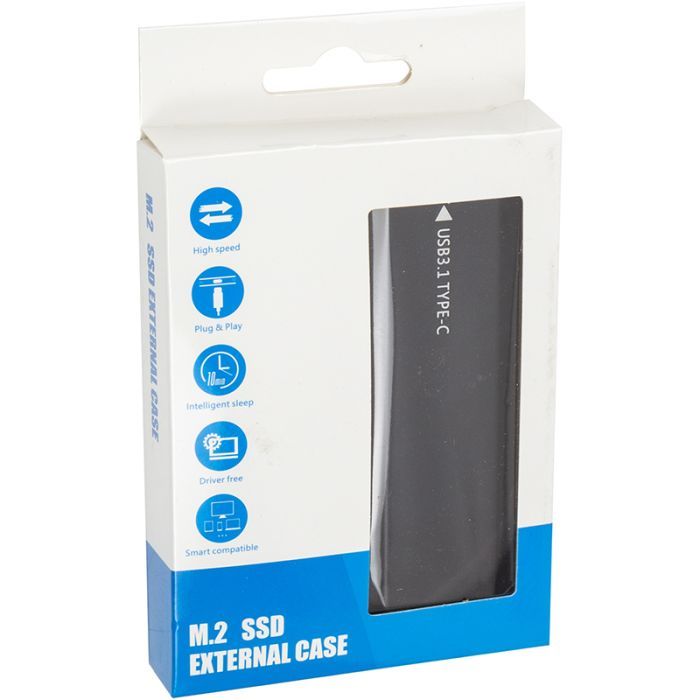 Карман внешний PowerPlant SSD Premium M.2 PCIe NGFF/NVMe USB3.1 (HC380459) изображение 3