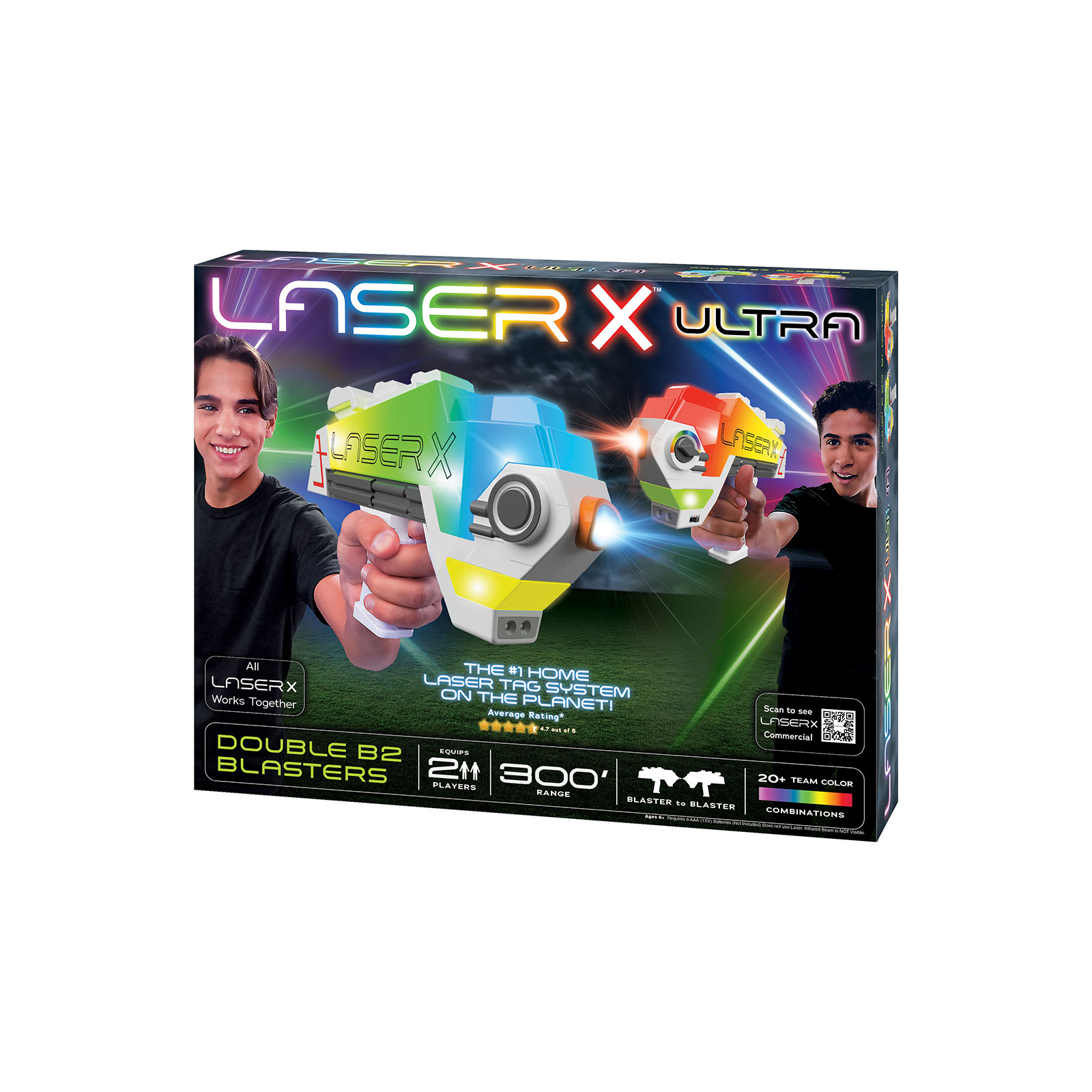 Іграшкова зброя Laser X набір для лазерних боїв - Ultra для двох гравців (87552) зображення 8