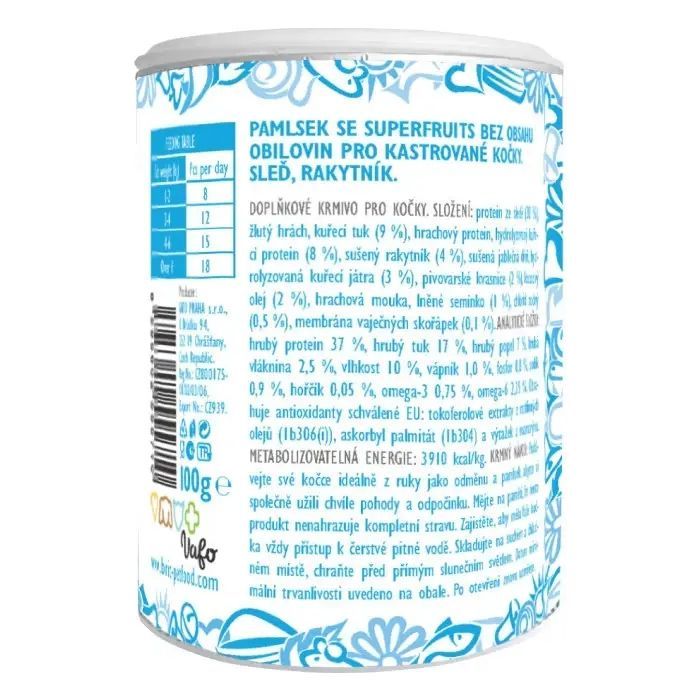 Ласощі для котів Brit Care Superfruits Herring 100 г - оселедець (8595602555710) зображення 2
