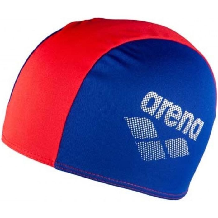 Шапка для плавания Arena Polyester II JR 002468-730 блакитний, помаранчеви (3468336218143)
