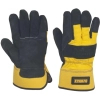 Защитные перчатки DeWALT разм. L/9, с кожаной ладонью и пальцами (DPG41L) изображение 2