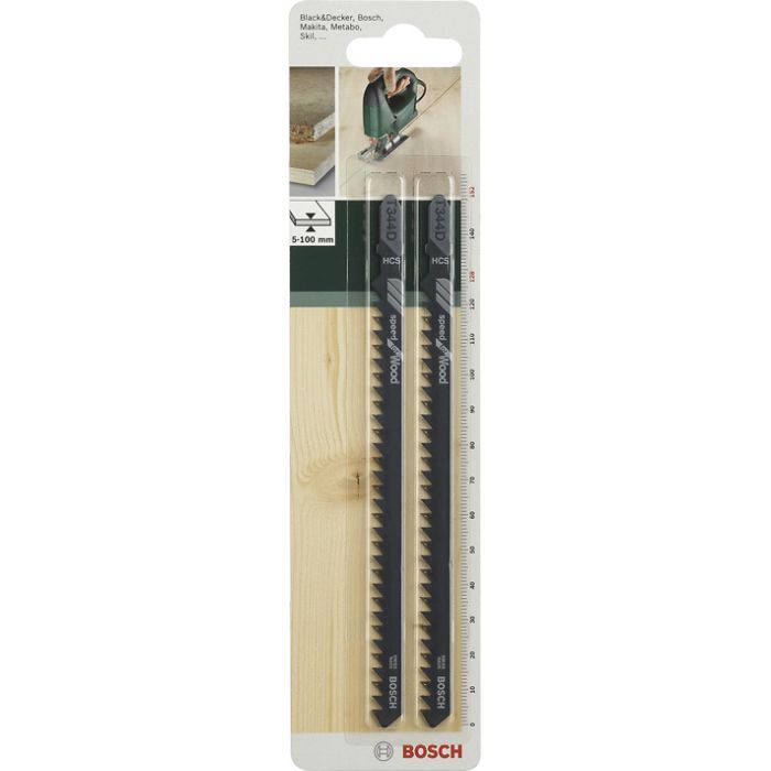 Полотно Bosch по дереву HSC, T344 D, 4х152мм, 2шт (2.609.256.720)