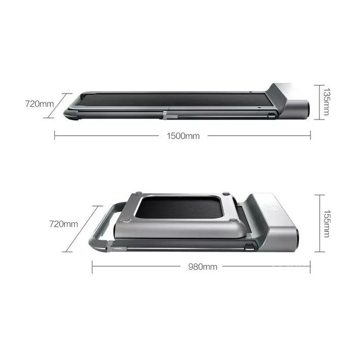Беговая дорожка Kingsmith Walkingpad&Treadmill R1 Pro Silver (TRR1FPro) изображение 4